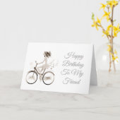 ***女最高の友の誕生日は***特別だ カード (黄色い花)