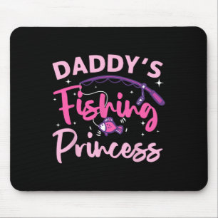 女最高の女の子のための魚釣りBフィッシャプリンセス マウスパッド