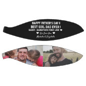 女最高の子パパEver Happy Faters Dayカスタム写真 バスケットボール (パネル)