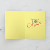 女最高の性が悪い友ヴィンテージ カード (内部)