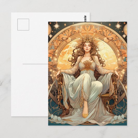 女月の女神 ポストカード (正面/裏面)