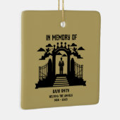 女歌手の葬儀 セラミックオーナメント (右)