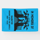 女歌手の葬儀 横断幕 (横)