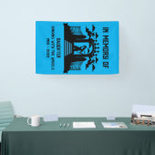 女歌手の葬儀 横断幕 (トレードショー)