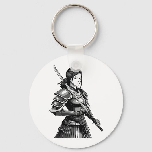 女武士 キーホルダー (正面)