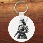 女武士 キーホルダー (裏面)