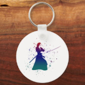 女武将剣士 キーホルダー (正面)