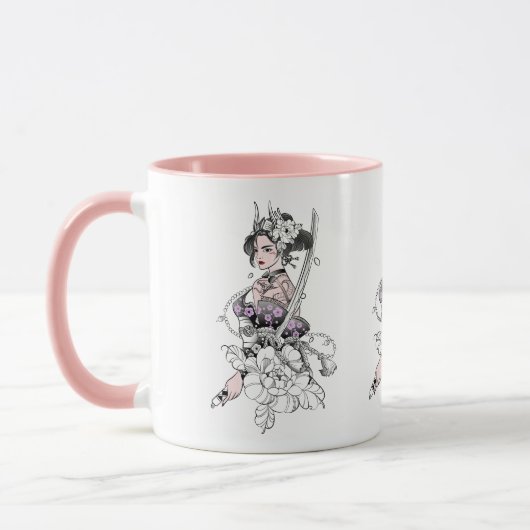 女武者 マグカップ (左)