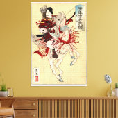 女武者 浮世絵アート キャンバスプリント (インサイチュ (リビング))