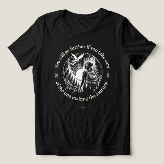 女気に人のTシャツを脱け出せ トライブレンドＴシャツ (デザイン正面)