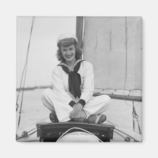 女水夫 マグネット (正面)