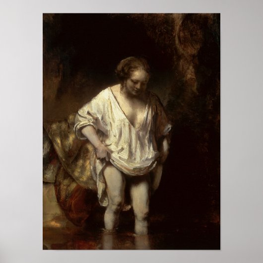 女水浴び1654 ポスター (正面)