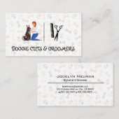 女水着犬 | はさみ 名刺 (正面/裏面)