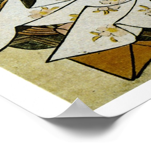 女流小野小町 ポスター (角)