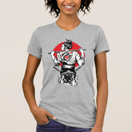女流武士 戦士 – ドラゴン ローズ タトゥー 日本 Tシャツ