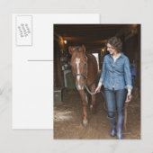 女流馬 ポストカード (正面/裏面)