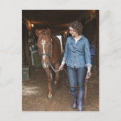 女流馬 ポストカード (正面)