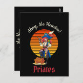 女海賊船長 ポストカード (正面/裏面)