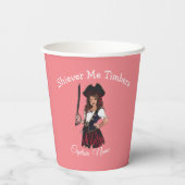 女海賊 紙コップ (裏面)