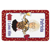 女漫画結婚記念日ラブクルーズ マグネット (横)