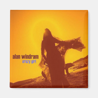 女熱狂する子カバー マグネット