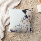 女熱狂する子枕2面枕 クッション (ブランケット)