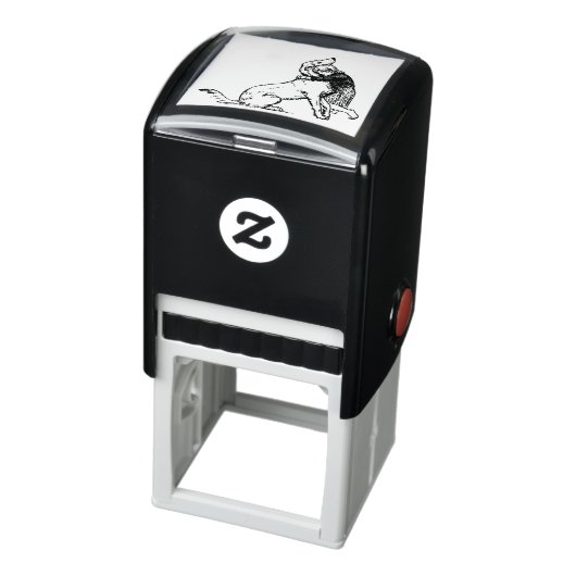 女犬のラインの女性児童 セルフインキングスタンプ (商品)