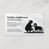 女犬トレーナー |動物サービス 名刺 (正面)