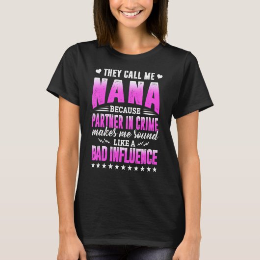女犯のMの相手だからナナと呼ばれてるんだよ Tシャツ (正面)