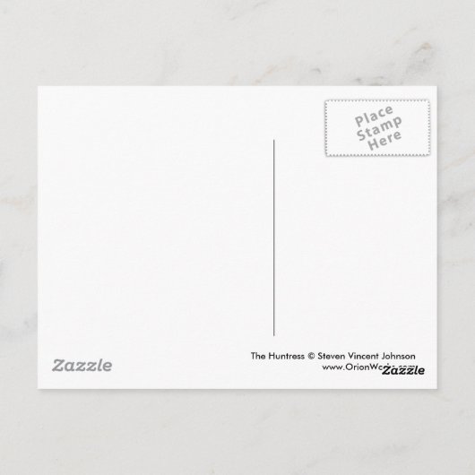 女狩人 ポストカード (裏面)