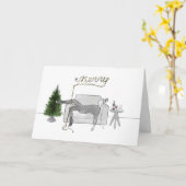 女独身のの子 カード (黄色い花)