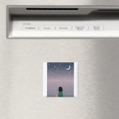 女猫スター宇宙銀河系ガールユニバースムーン。 マグネット (インサイチュ (食洗機))