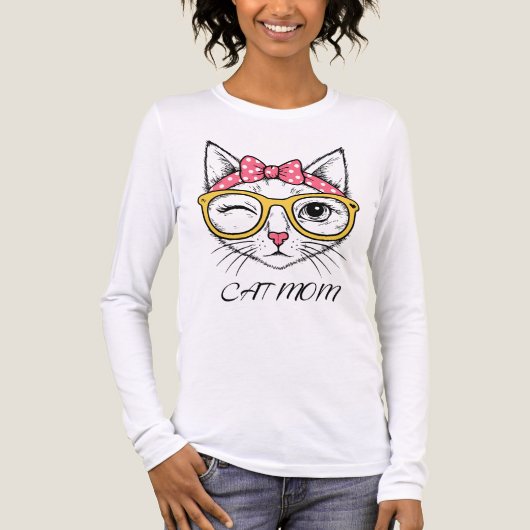 女猫ママ トライブレンドＴシャツ (正面)