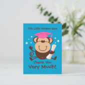 女猿大学院卒業カスタム ポストカード (スタンド正面)