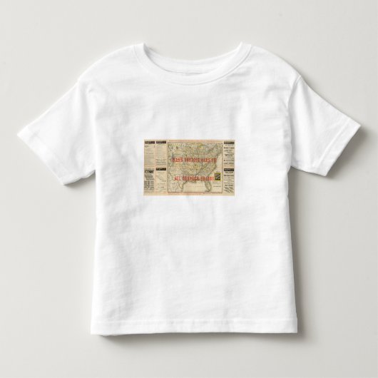 女王および三日月形のルート2 トドラーTシャツ (正面)