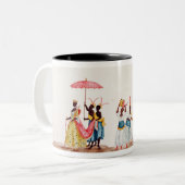 女王および彼女の続き ツートーンマグカップ (正面左)