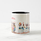 女王および彼女の続き ツートーンマグカップ (中央)