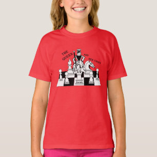女王および彼女の裁判所の女の子の青年Tシャツ、 Tシャツ