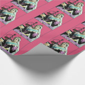 女王および水ぎせる ラッピングペーパー (角)