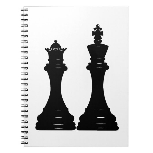 女王および王の駒 ノートブック (正面)