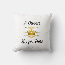 女王がここで寝る クッション
