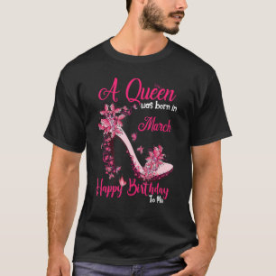 女王が三生まれ月のハッピーバースデーに私の高い Tシャツ