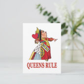 女王が女王ハートを宣言する ポストカード (スタンド正面)