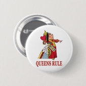 女王が女王ハートを宣言する 缶バッジ (正面&裏面)