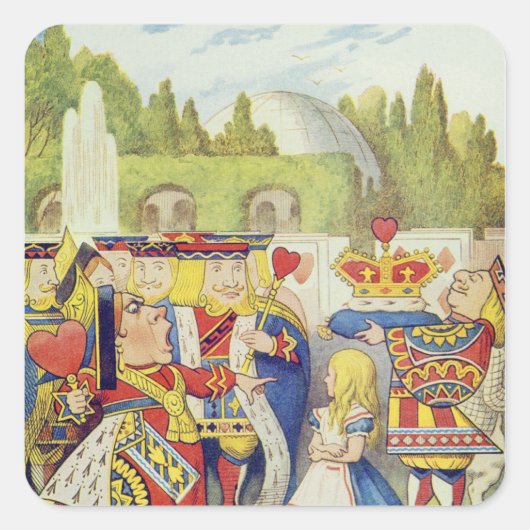 女王が来!そうじゃな怒いか」 スクエアシール (正面)