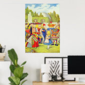 女王が来!フルカラー ポスター (ホームオフィス)