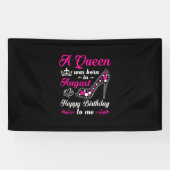 女王が生まれ誕生日に威厳があるいた 横断幕 (横)