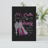 女王が2月に生まれ私のハッピーバースデーに来た セーブザデート (スタンド正面)