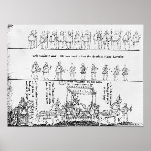 女王さまは砂の上に ポスター (正面)