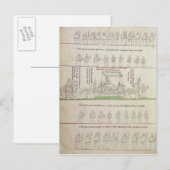 女王さまは砂の上に ポストカード (正面/裏面)